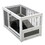 Luxury 2-Storey Pet House Box Wooden Cage Comfy Cabin for Small Animals, Grey White W2181P151912
