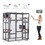 Extra Large Cat Cage - Gray W2181P151913