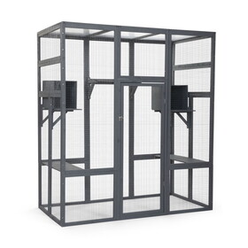 Super Large Cat Cage - Grey (New) W2181P151958