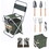 9 PCS Garden Tools Set Ergonomic Wooden Handle Sturdy Stool with Detachable Tool Kit Perfect for Different Kinds of Gardening W2181P153965