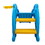 3 in 1 Kids Climber and Slide, Toddler Play Set with Basketball Hoop and Ball, Indoor Outdoor Freestanding Slide for Preschool Boys Girls, Blue Dolphin W2181P154974