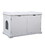 Cat Washroom Bench, Wood Litter Box Cover with Spacious Inner, Ventilated Holes, Removable Partition, Easy Access, White W2181P155161