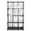 3-Tier Wire Cat Cage, Large Kennels Playpen with 3 Platforms, 3 Ramp Ladders and 4 Doors, Black W2181P155328