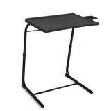 Set of 2 Portable Computer Table Office Desk Height & Angle Adjusting Furniture, Black P-W2181P155339