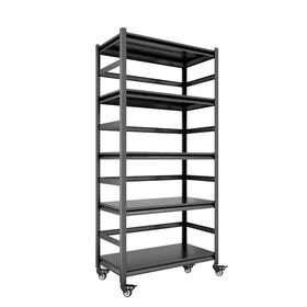63 "H garage shelves, bookshelves, kitchen shelves - with wheels W2181P155885