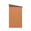 4.2 x 9.1 ft Outdoor Storage Shed, Metal Tool Shed with Lockable Doors Vents, Utility Garden Shed for Patio Lawn Backyard,Brown W2181P156875