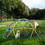 Outdoor Dome Climber, Monkey Bars Climbing Tower, Jungle Gym Playground for Kids Aged 3-10, Blue & Yellow W2181P160709