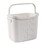 Laundry Basket Plastic Hamper 2-Tier Storage Sorter Hampers with Wheels for Kitchen Bedroom Bathroom Free Standing Storage Baskets white W2181P164308