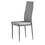 White modern minimalist dining chair fireproof leather sprayed metal pipe diamond grid pattern restaurant home conference chair set of 6 W2181P167969