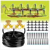 100ft Drip Irrigation Kit Plant Watering System 8x5mm Blank Distribution Tubing DIY Automatic Irrigation Equipment Set for Garden Greenhouse Flower Bed Patio Lawn W2181P170944
