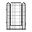 6 Panels Heavy Duty Metal Playpen with door, 39.37"H Dog Fence Pet Exercise Pen for Outdoor, Indoor W2181P171752