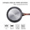 Nonstick Frying Pan Skillet, Swiss Granite Coating Omelette Pan, Healthy Stone Cookware Chef's Pan, W2181P171758