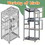 Wood Bird Cage with Universal Wheels-Gray W2181P200971