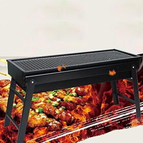 Barbecue Stove Portable Foldable Outdoor Grill Charcoal BBQ Grill Patio Camping Picnic Burner Portable Household W2181P229027