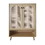 Shoe Storage Cabinet with Adjustable Plates Natural doors W2182135260