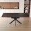 Extendable Dining Table Table Set for 6-8 Person for Dining Room,C-shaped Tube Soft padded armless dining chairs and Very large Dining Room Table Kitchen Table Chair Set with metal Legs W2189S00121