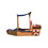 Outsunny Pirate Ship Sandbox with Cover and Rudder, Wooden Sandbox with Storage Bench and Seat, Outdoor Toy for Kids Ages 3-8 Years Old W219109484