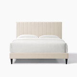 Dove Tufted Upholstered Platform Bed - Pearl White - Queen W2193134292