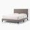Dove Tufted Upholstered Platform Bed - Tungsten Gray - Queen W2193134334
