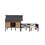 Outdoor Large Wooden Cabin House Style Wooden Dog Kennel with Porch W21951579