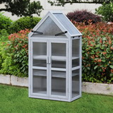 Mini Greenhouse Kit - Outdoor Plant Stand, Small Green House, Plant Stand Indoor, Green Houses for Outside, Indoor Garden & Patio Accessories Indoor Greenhouse, Tiered Plant Stand W21966788