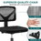 Sweetcrispy Armless Desk Chair Small Home Office Chair with Lumbar Support W2201134216