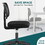 Sweetcrispy Armless Desk Chair Small Home Office Chair with Lumbar Support W2201134216