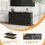 Sweetcrispy Dresser for Bedroom Storage Drawers Fabric Storage Tower with 5 Drawers, Chest of Drawers with Fabric Bins W2201134592
