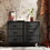 Sweetcrispy Dresser for Bedroom 6 Drawers Wide Fabric Storage Units Chest of Drawers for Bedroom with Metal Frame and Wooden Top for TV W2201134595