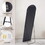 Floor Standing Mirror, Wall Mirror with Stand Aluminum Alloy Thin Frame,16"*59",Black W2201138182