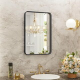Bathroom Mirror Vanity Mirror for Wall,Aluminum Alloy Framed Wall Mirror Farmhouse,30