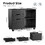 Sweetcrispy Filing Cabinet, 3-Drawer File Cabinet for Home Office, Mobile Lateral Filing Cabinet, Printer Stand with Open Storage Shelves for Kids Room W2201138199