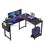 L Shaped Gaming Desk,Black W2201138216
