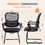 Mid-Back Task Chair with Lumbar Support,Black L,Two W2201140048