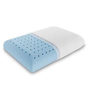 Foam pillow, sleeping pillow, soft and comfortable, removable, machine washable cover,1 pack,24"x 16 W2201P184419