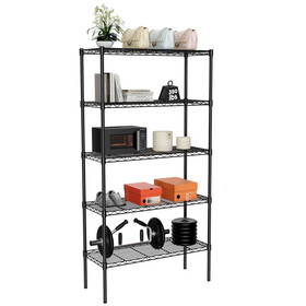 Storage Shelving Unit, Adjustable Metal Wire Racks Heavy Duty Standing Shelf Organizer for Kitchen, Closet, Pantry, Garage, Bathroom, Laundry,5-Tier W2201P198130
