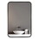 Black 22x30 INCH Metal Rectangle Barhroom mirror W2203135005