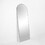 SIlver 63x20 inch metal arch stand full length mirror W2203135993