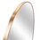 Gold 16 inch Metal Round Bathroom Mirror