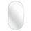 Silver 20 x 28 inch Metal Oval Mirror