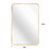 Gold 24x36 INCH Metal Rectangle Barhroom mirror W2203P183175