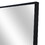 Black 65 x 22 in Metal Stand full-length mirror W2203P183255