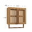 athroom cabinet wall mounted Bamboo toilet storage box W2207P147167