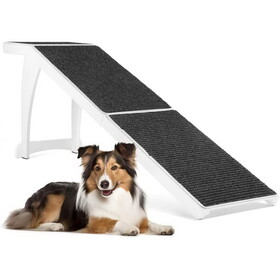 Dog Ramp for High Bed, Pet Bed Ramp, Dog Stairs, Cat Ramp, Dog Steps for Elevated Surface up to 28", Suitable for Small to Extra Large Dogs (71 inches) W2208P172018