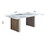 Elegant Marble MDF Dinning Table for 6 or 8, Rectangular 70.8"L*35.4"W*29.8"H, Luxurious Faux Marble High-Quality Stainless Steel Legs Modern, Durable, Easy to assemble, White W2213S00019