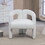 Teddy fabric modern design dining chair,open-Back,modren kitchen armchair for Dinging Room(BEIGE) W2215P147837