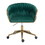 Modern design the backrest is hand-woven Office chair,Vanity chairs with wheels,Height adjustable,360&#176; swivel for bedroom living room(GREEN) W2215P147914