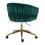 Modern design the backrest is hand-woven Office chair,Vanity chairs with wheels,Height adjustable,360&#176; swivel for bedroom living room(GREEN) W2215P147914