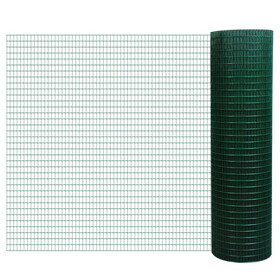 PawHut 98' L x 35.5" H Hardware Cloth, 1/2 x 1 inch Wire Mesh Fence Netting Roll for Aviary, Chicken Coop, Rabbit Hutch, Animal, Garden Protection W2225141112