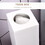 HOMCOM Toilet Paper Cabinet, Small Bathroom Corner Floor Cabinet with Doors and Shelves, Thin Storage Bathroom Organizer for Paper Shampoo, White W2225141213